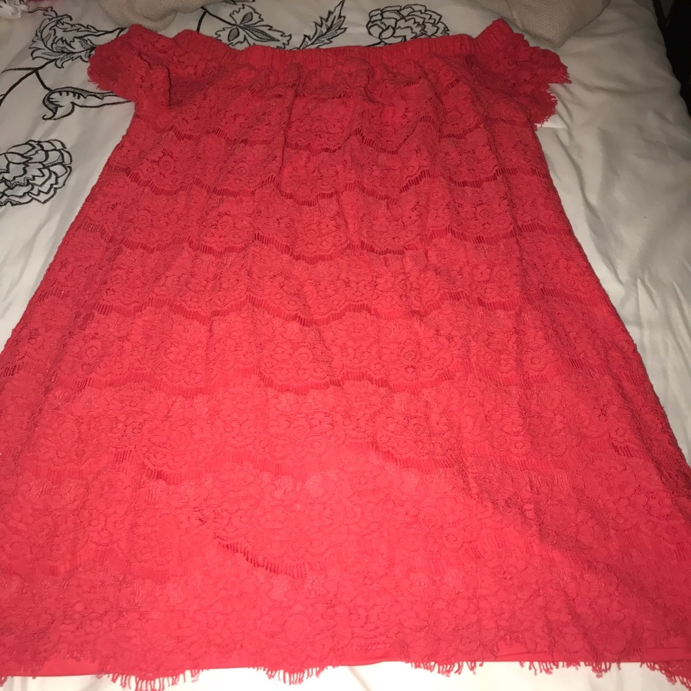 Cold shoulder dress